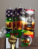 Black History Month 20oz tumblers