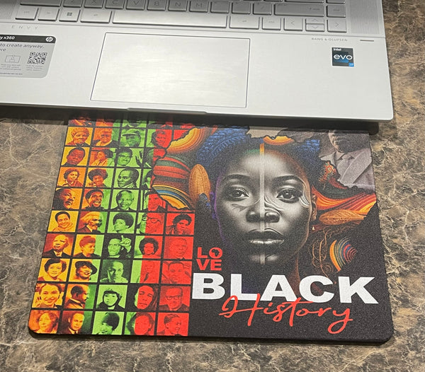 Love Black History Mouse Pad