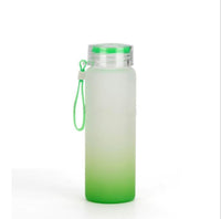 16 oz. Frosted Glass Water Bottle Blanks