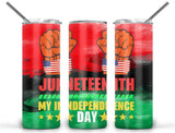 Juneteenth 20oz Tumblers