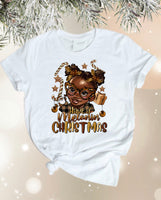 Have A Melanin Christmas Little Girl DTF Transfer Only