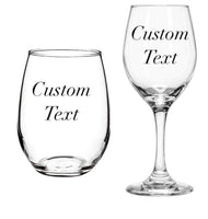 Customize Wine Glass